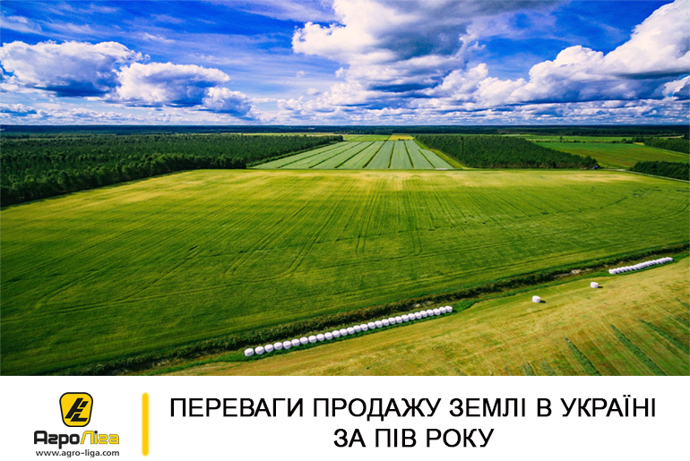 Переваги продажу землі в Україні за пів року