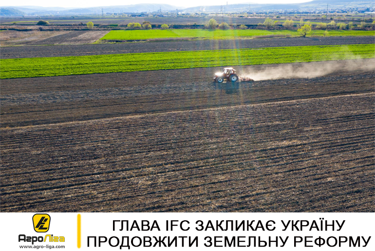Глава IFC закликає Україну продовжити земельну реформу