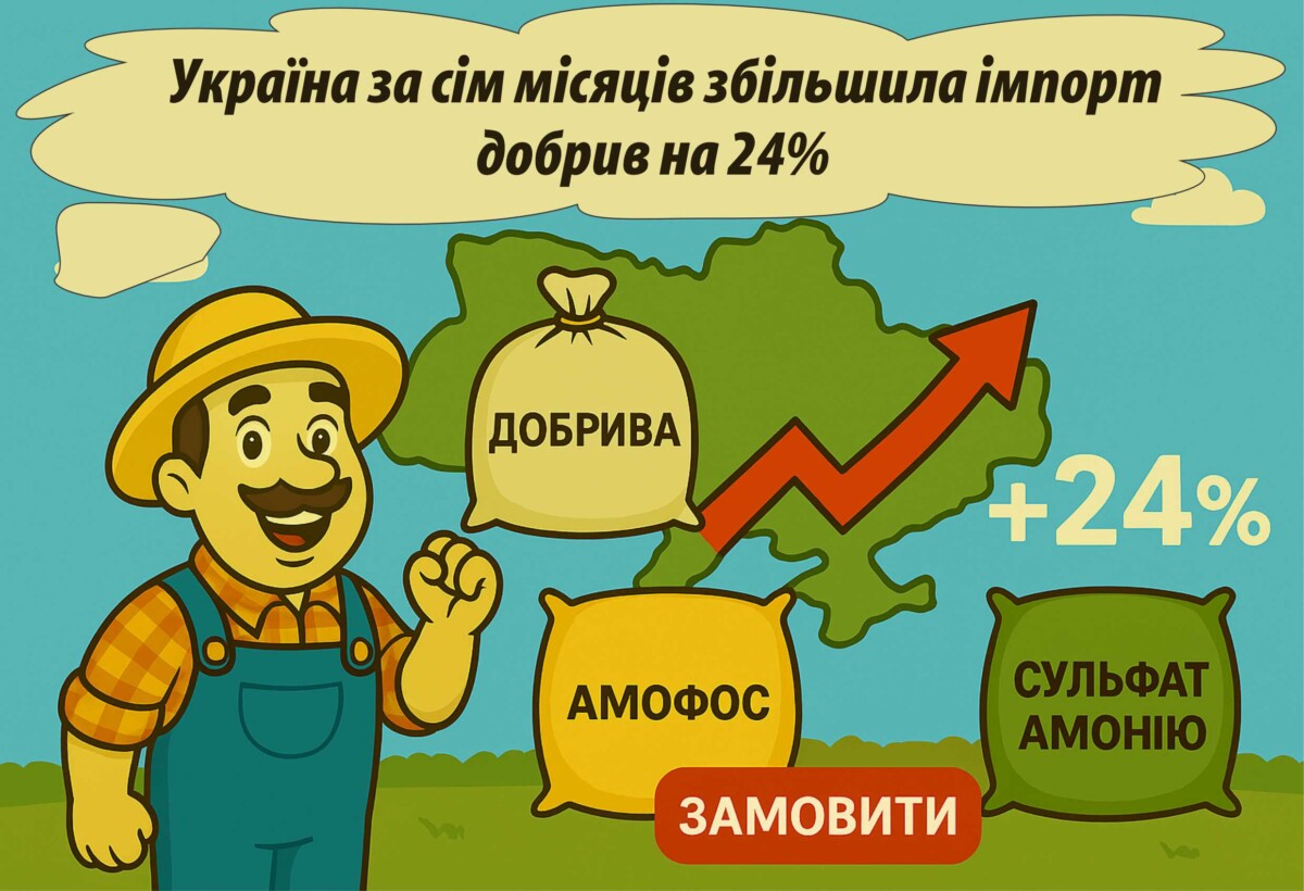 Україна за сім місяців збільшила імпорт добрив на 24% - фото